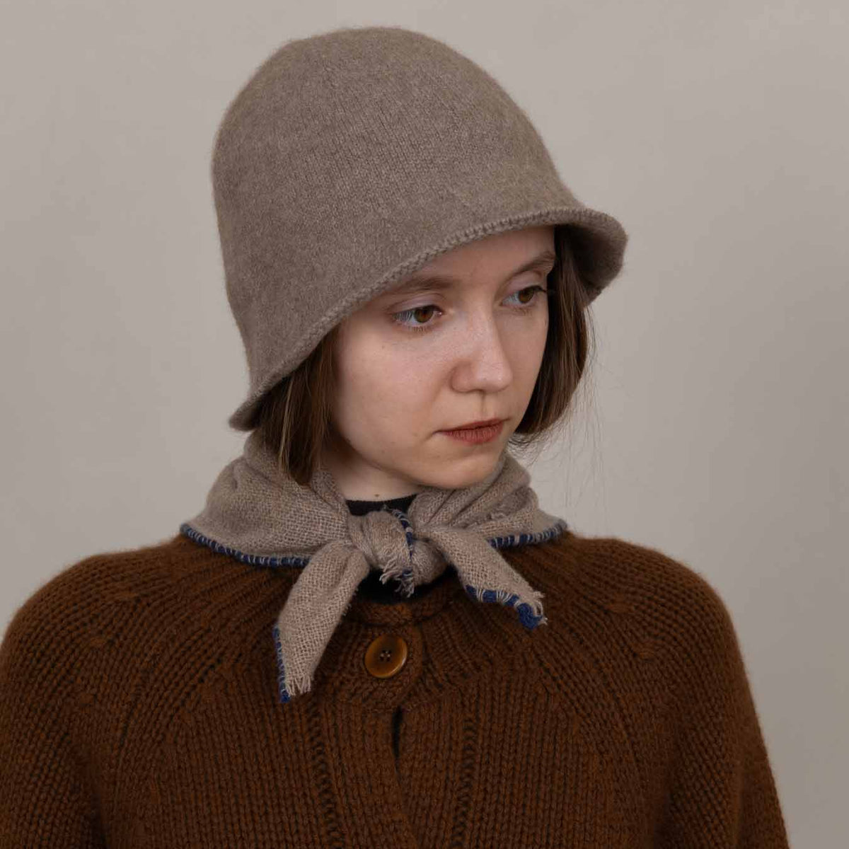 Foulard en cachemire Oat &amp; Rice