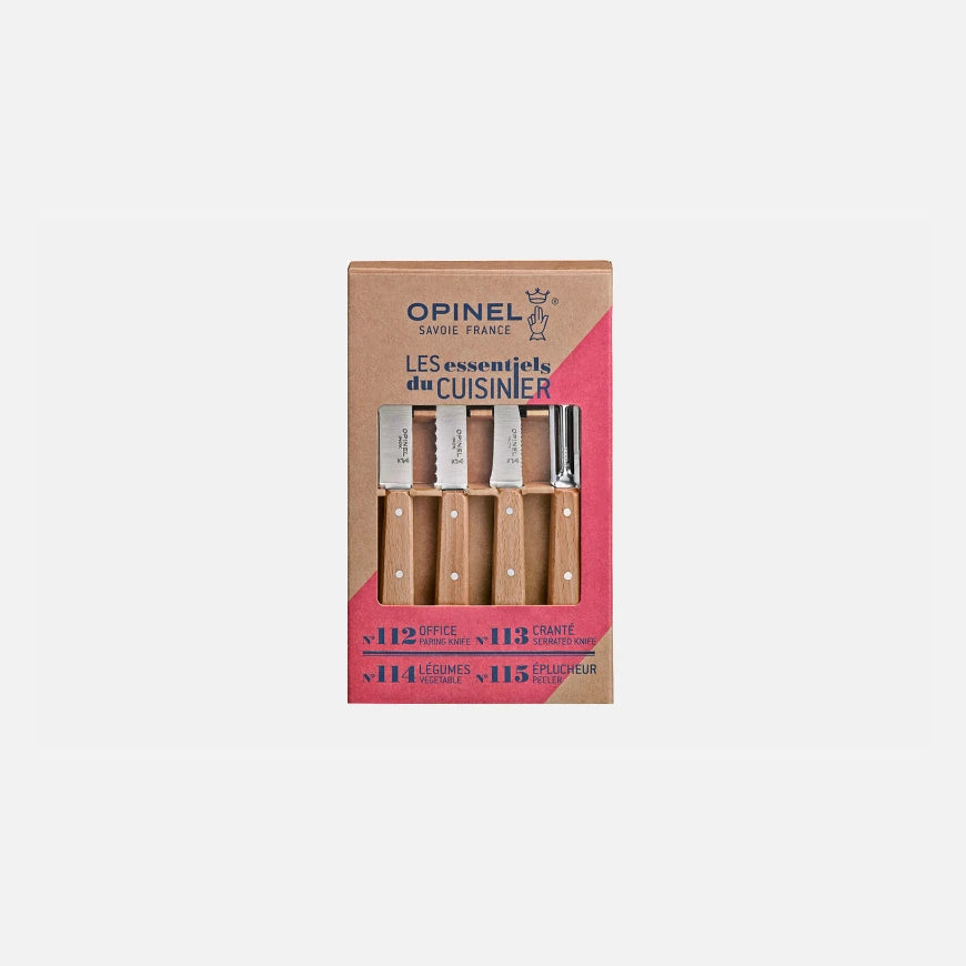 Coffret Opinel bois naturel