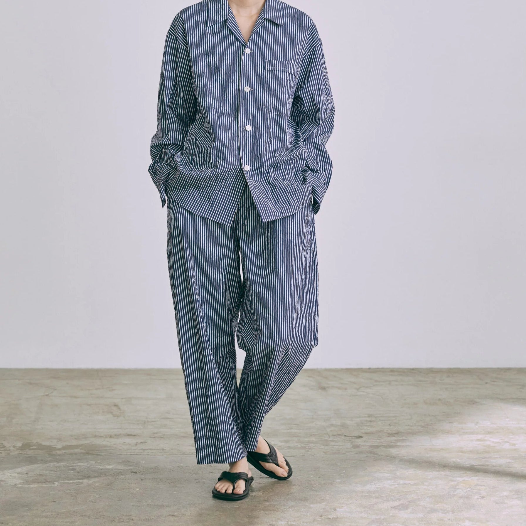 Pantalon Haku stripes Nicholson & Nicholson en coton 