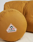 plaid caresse couleur ocre pyrenex