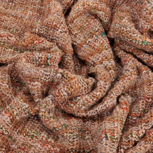 Zoom sur la laine et le coton couleur rustique