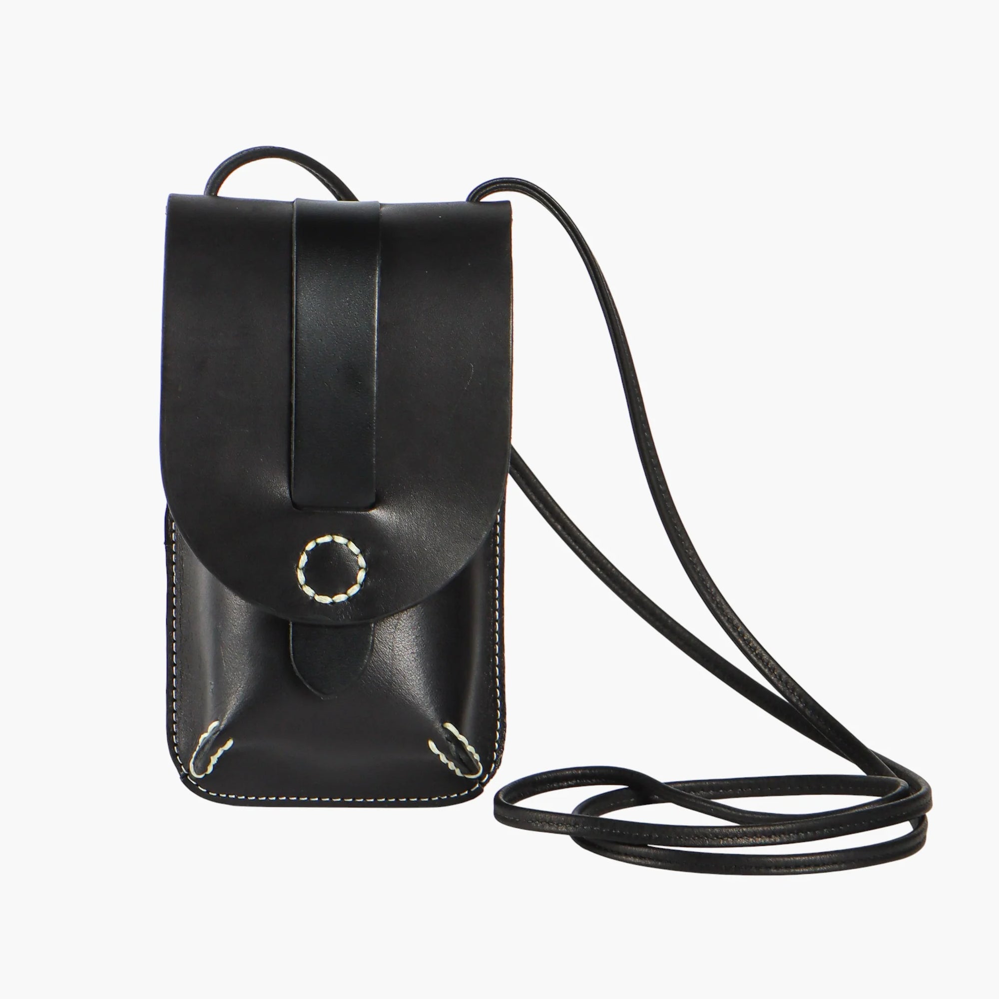 Porte téléphone en cuir