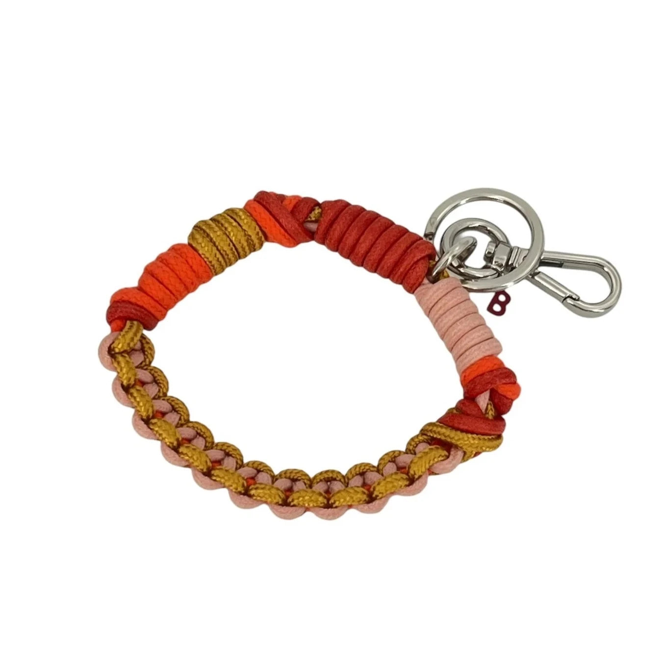 porte clef rose orange et gold