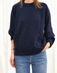 Pull vue de face avec poches
