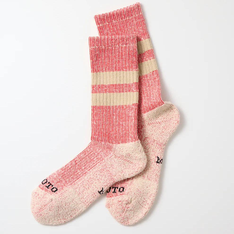 Chaussettes à rayures chinées Rototo 