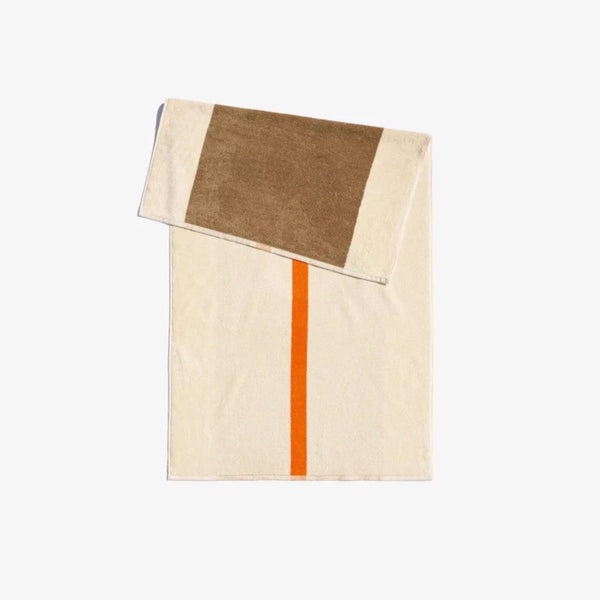 Serviette de bain orange