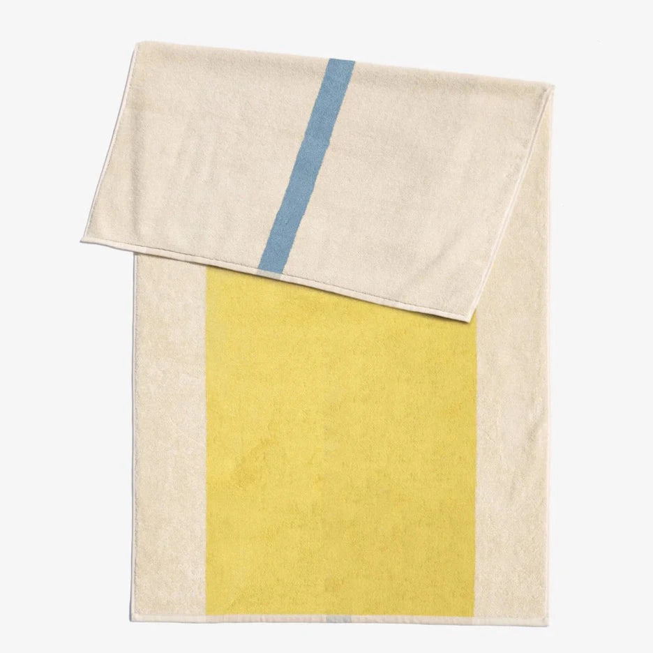 Drap de bain bicolor