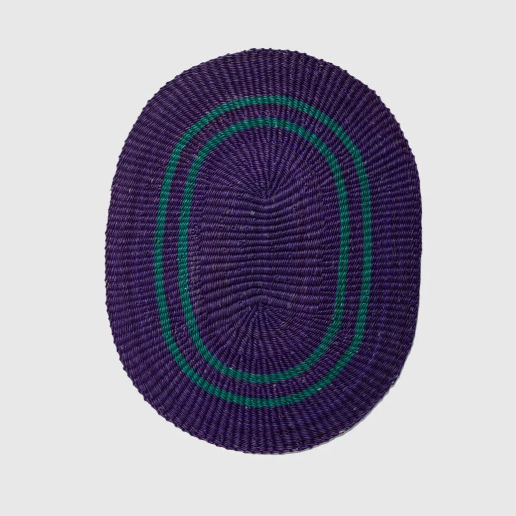 Set de table violet / vert