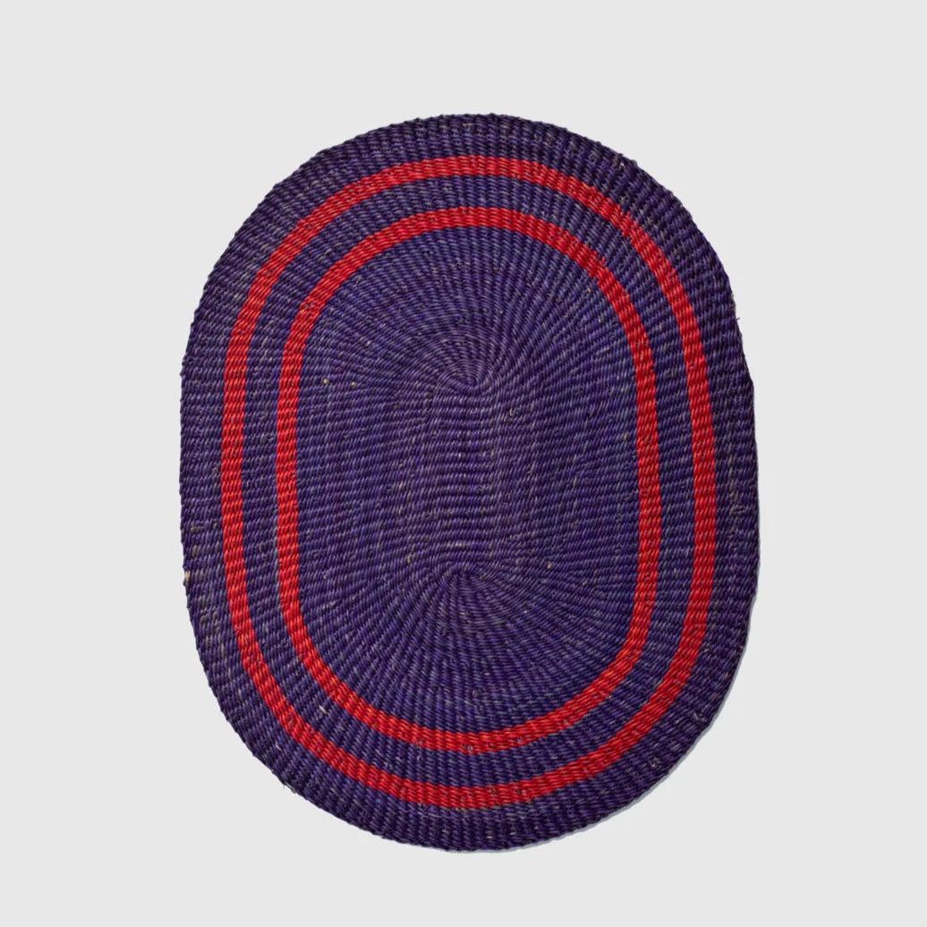 Set de table violet / Rouge