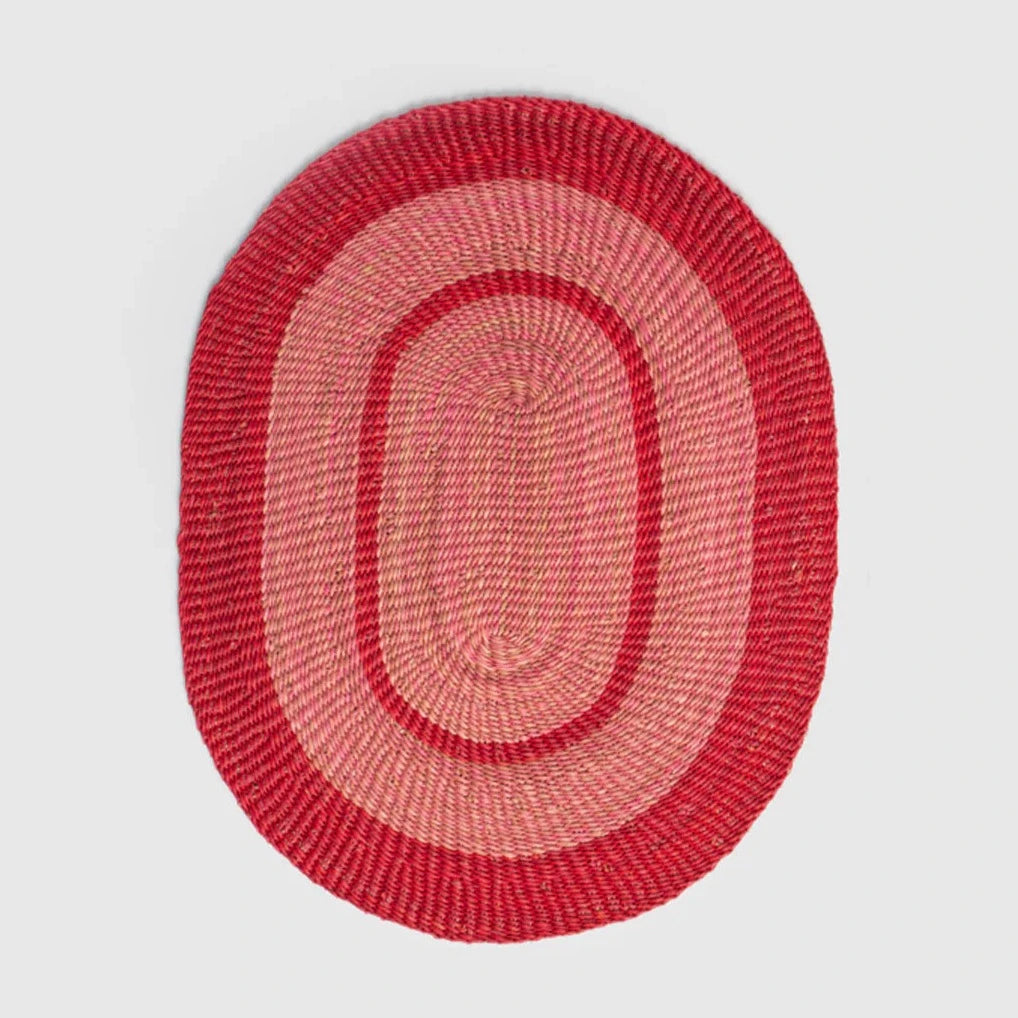 Set de table rose / rouge