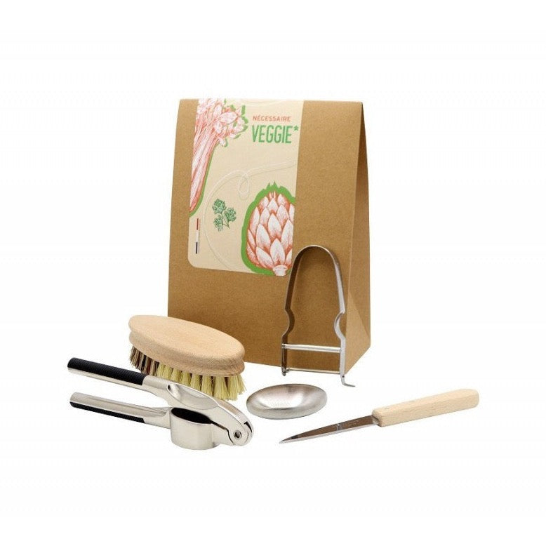 set pour les végétariens, tous les ustensiles parfait pour les légumes 
