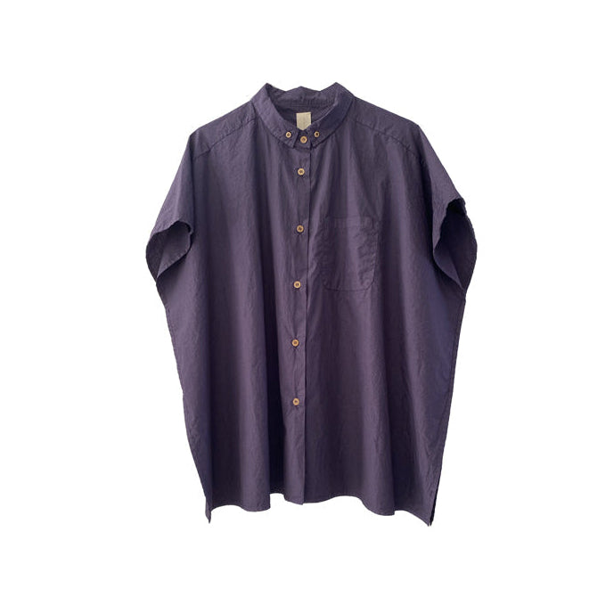 T-shirt chemise violette