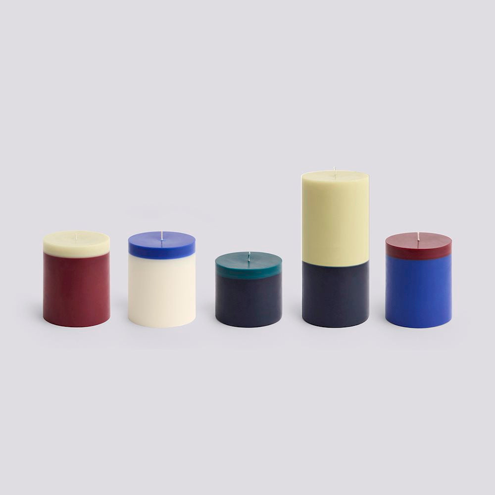 Bougie Silo HAY colorée au design contemporain