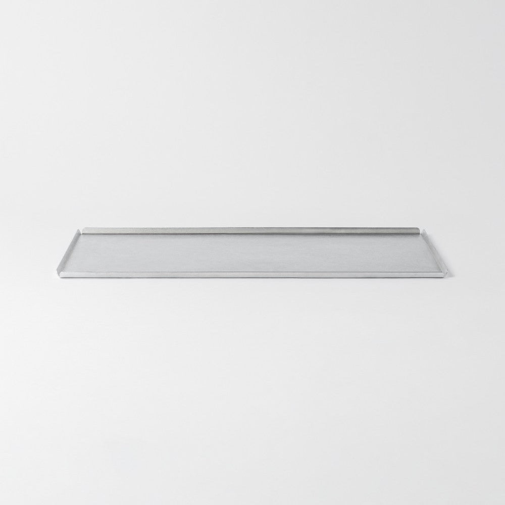 Plateau en aluminium brossé