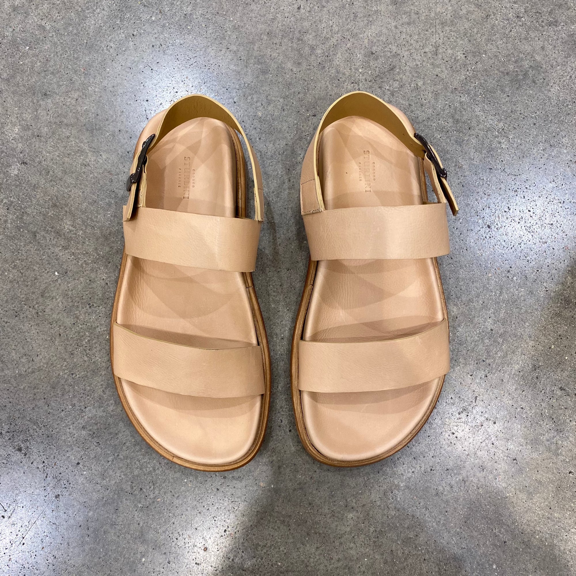 Sturlini en cuir naturel