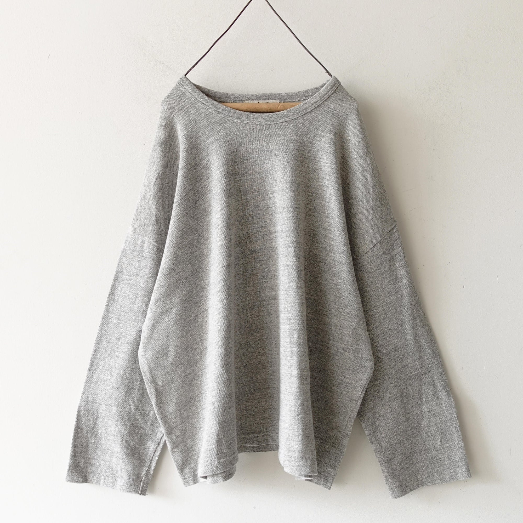 T-shirt gris en coton