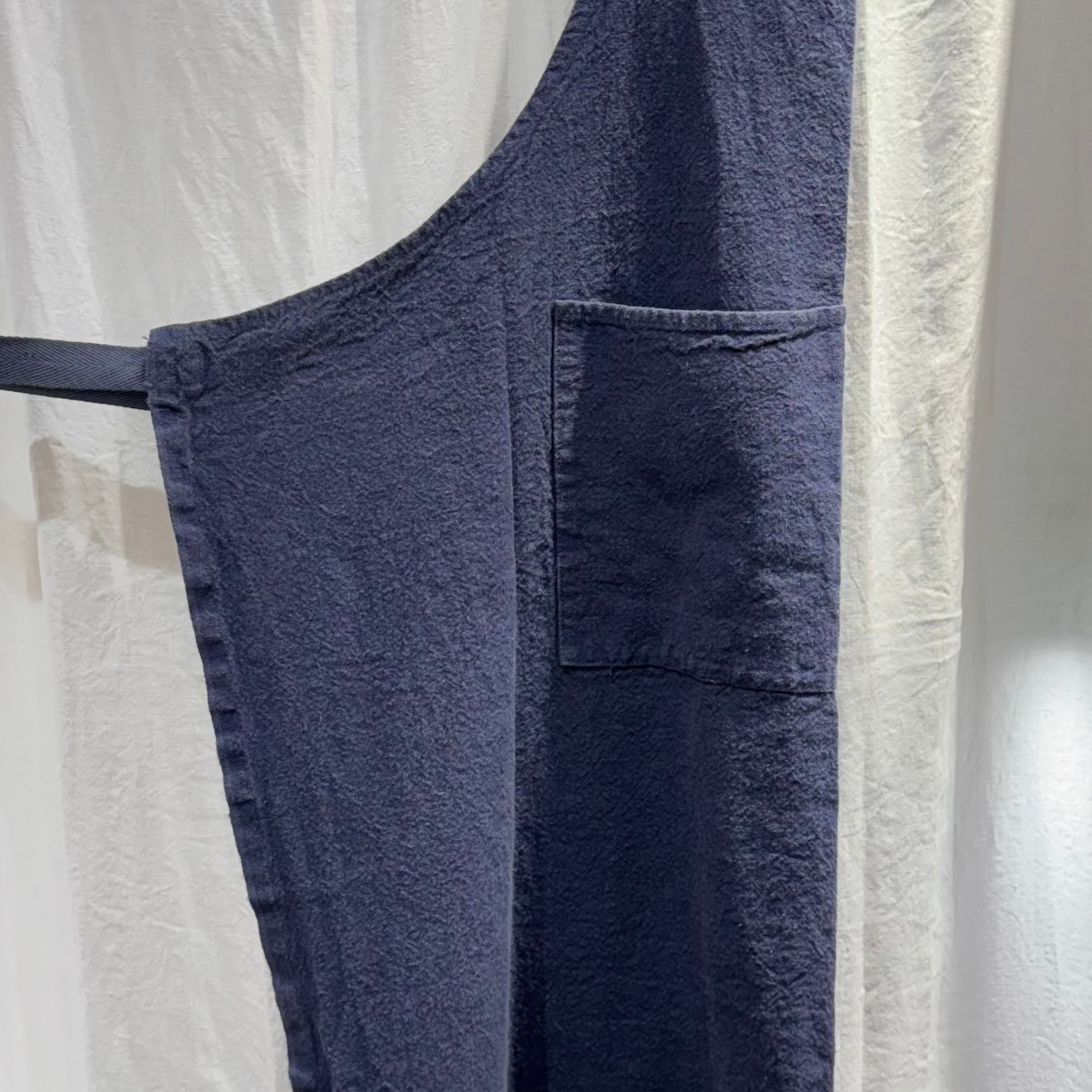 Tablier bleu
