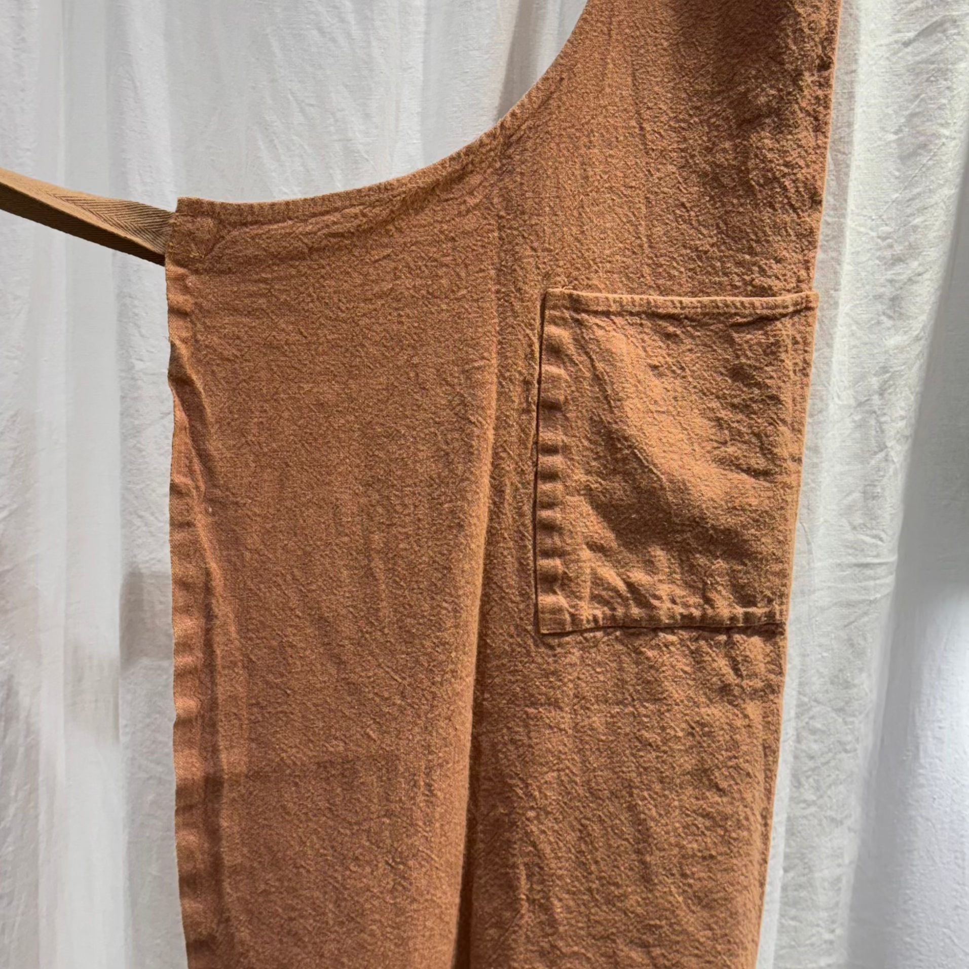 tablier marron