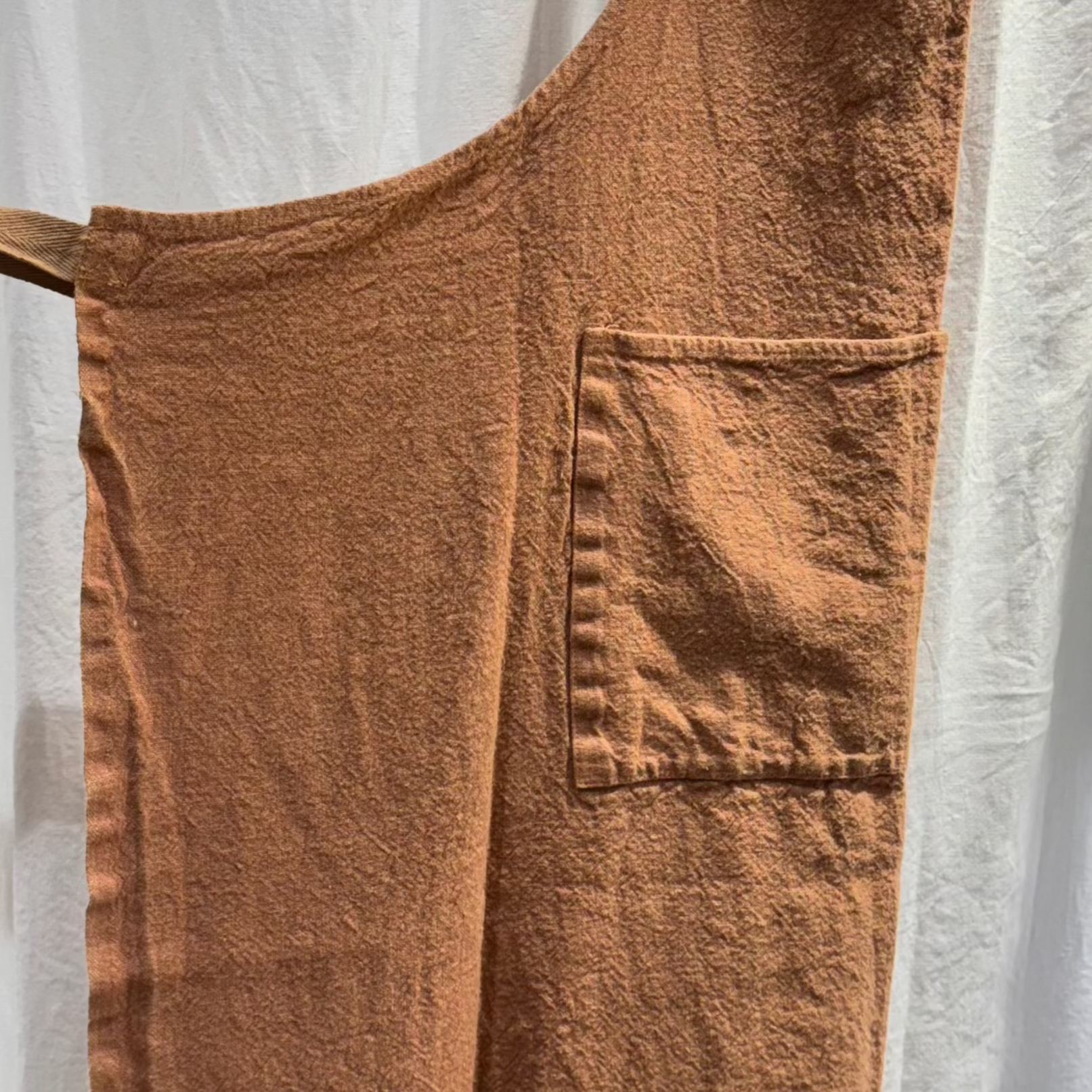 Tablier couleur terracota