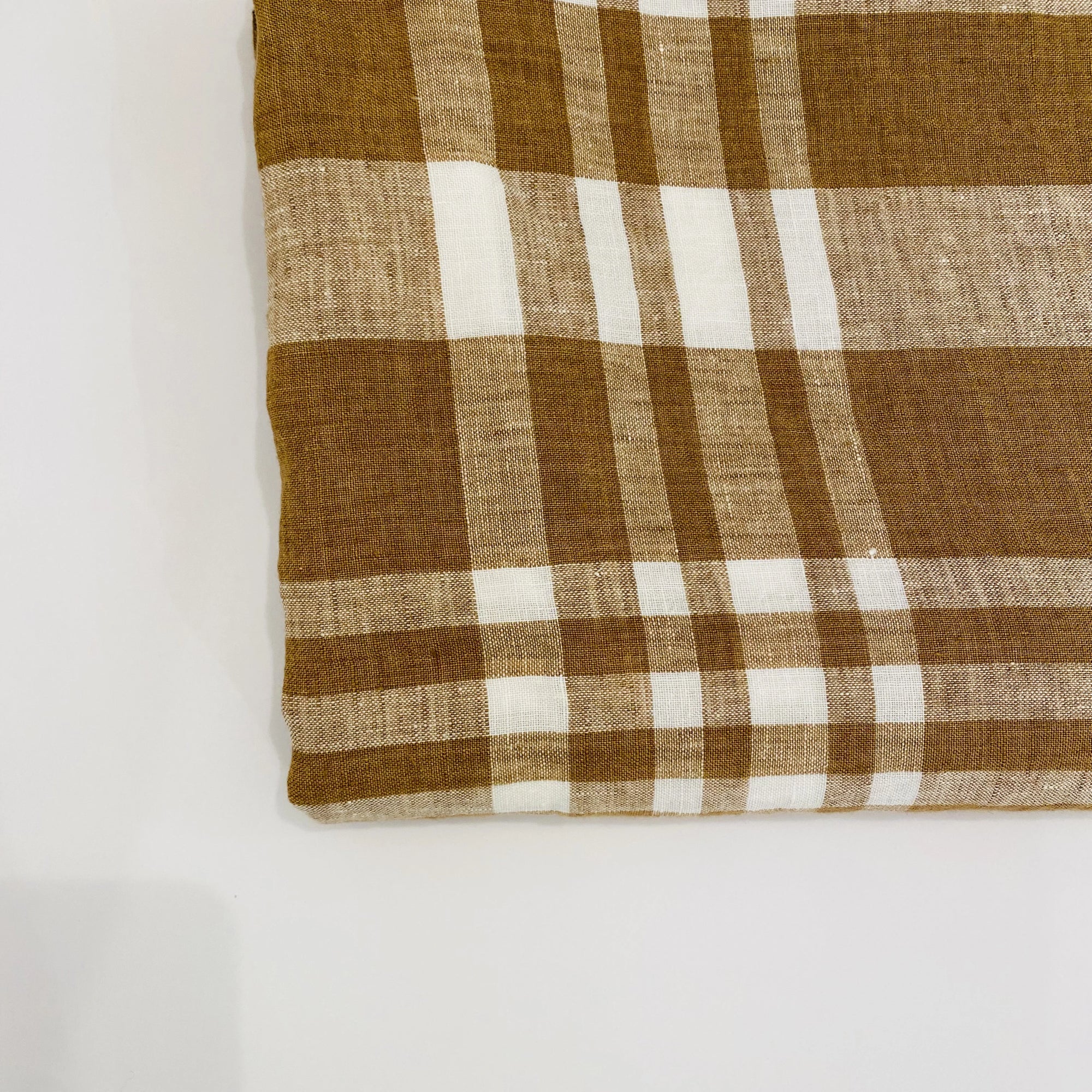 Nappe tartan caramel