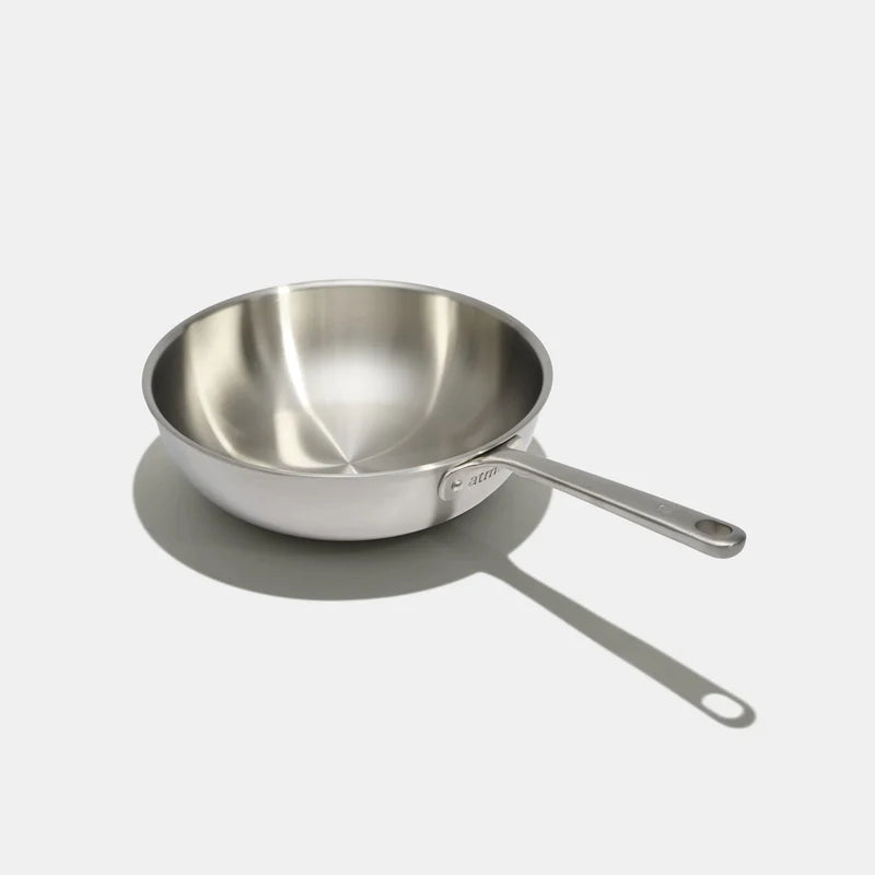 The Wok en inox 28cm avec poignée - Atma