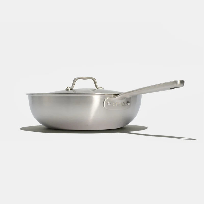 The Wok en inox 28cm avec poignée - Atma