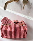 Trousse de toilette framboise