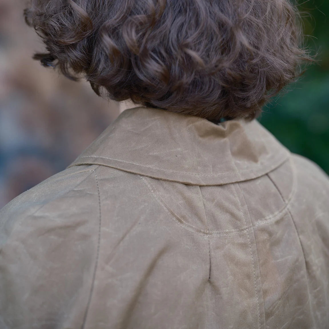 Zoom sur la nuque du mannequin