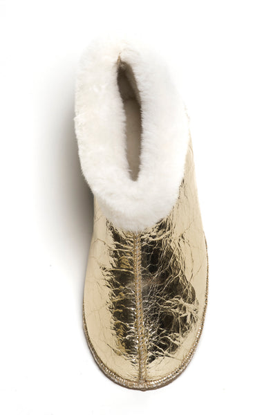Chaussons montants en cuir GOLD