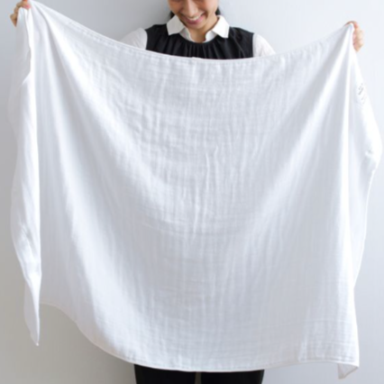 Serviette de bain en gaze de coton