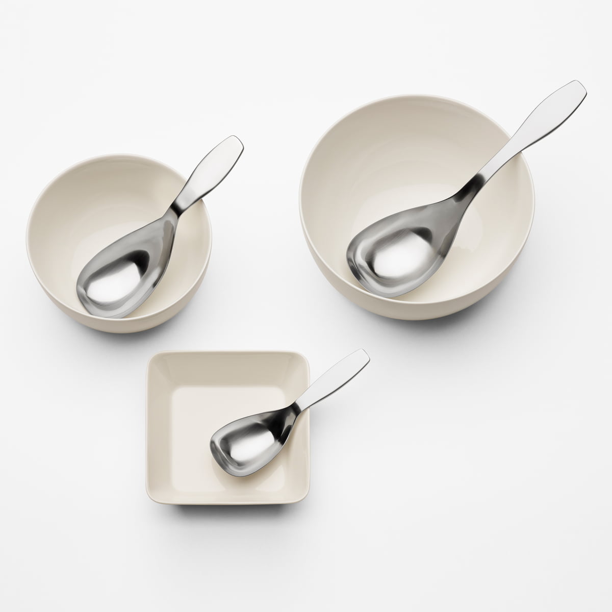 Photo de la collection Tools, ce sont des cuillères de service très agréable de la maison Iittala