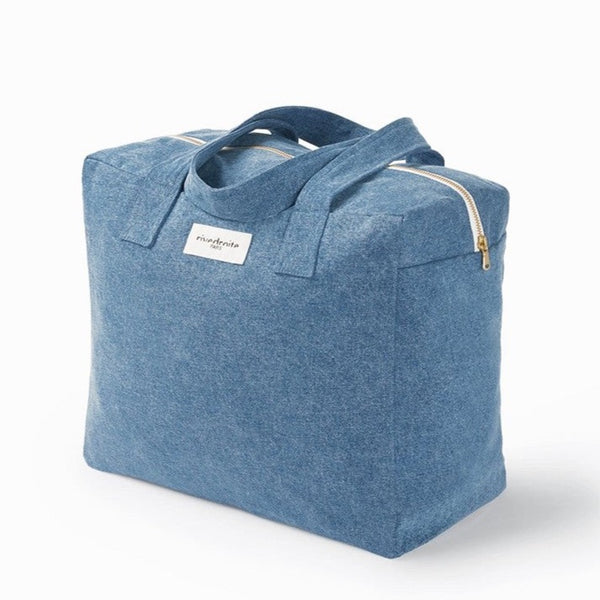 Sac en toile Elzevir en Denim délavé