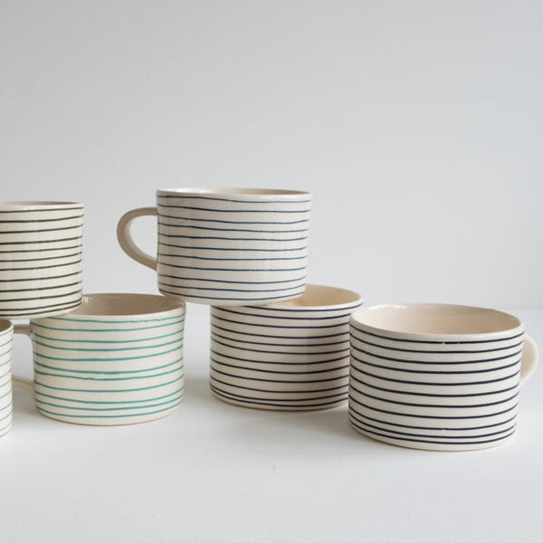 Mug horizontal stripes - Coloris divers