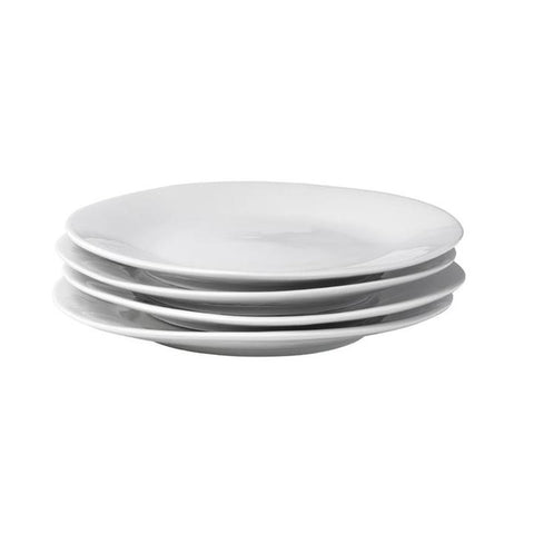 Assiettes Affamée en porcelaine - Blanc