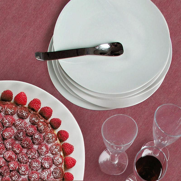 Assiettes Affamée en porcelaine - Blanc