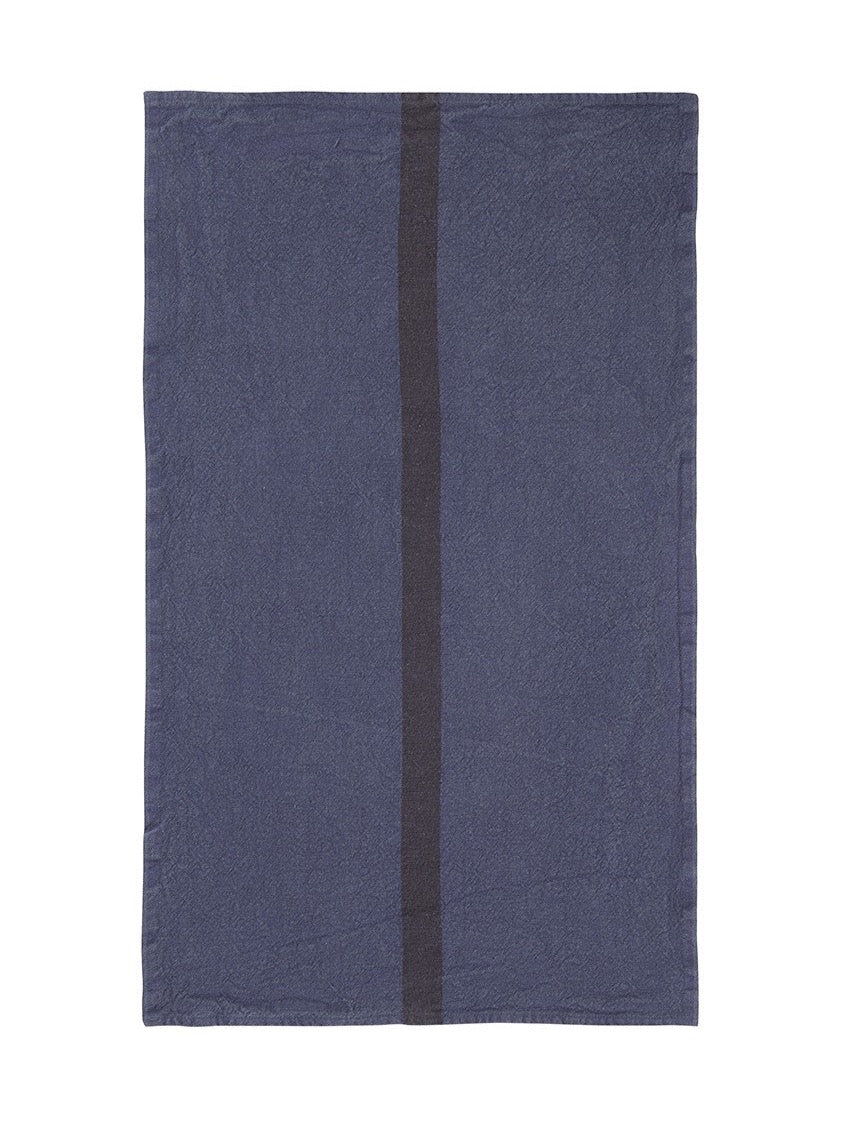 Torchon Charvet bleu indigo