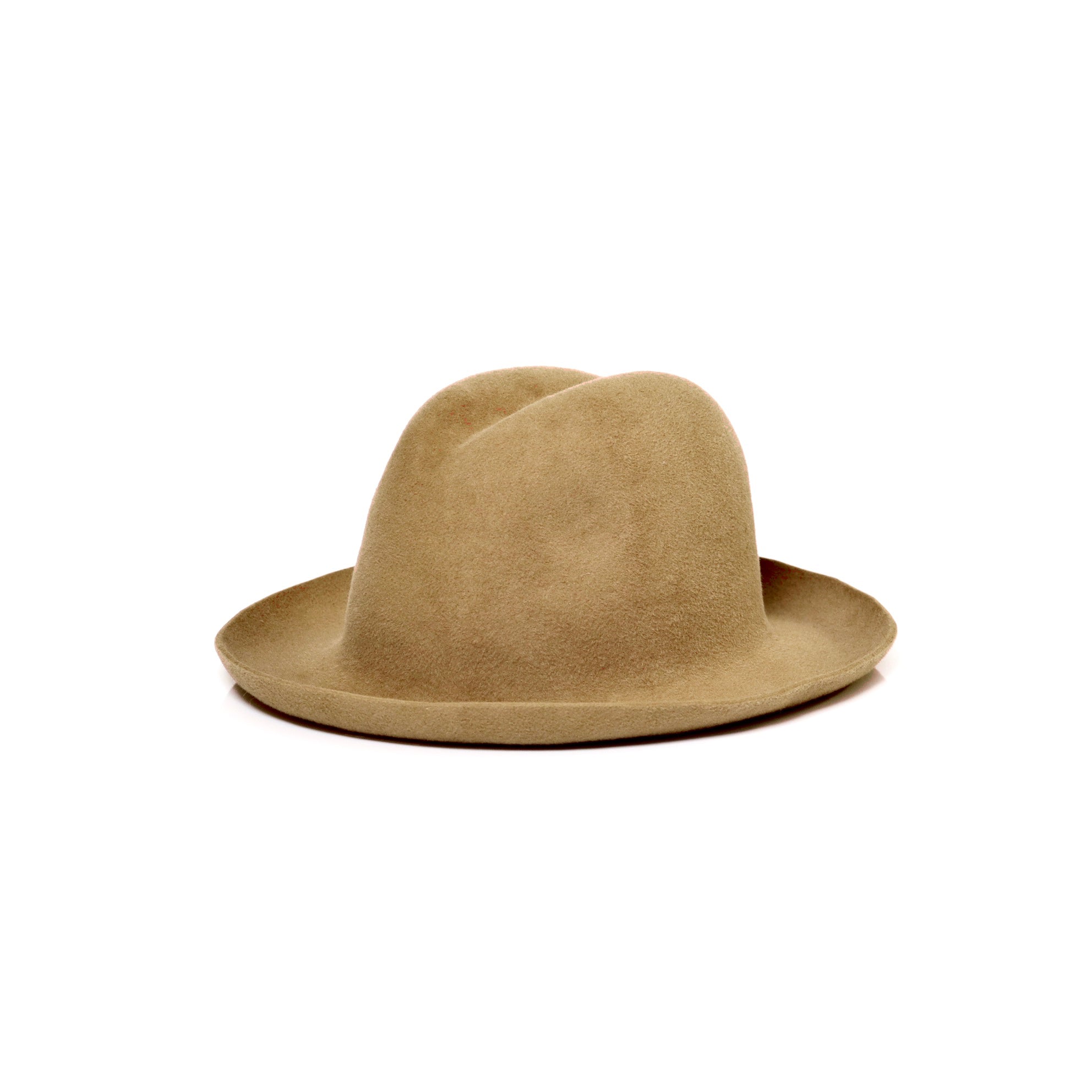Chapeau en laine feutrée