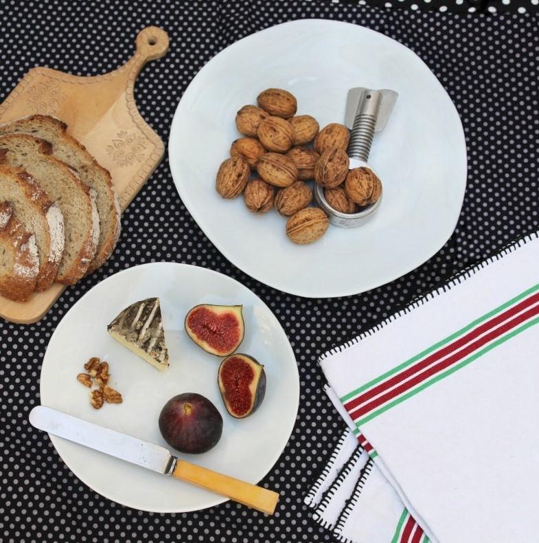 Assiettes Affamée en porcelaine - Blanc
