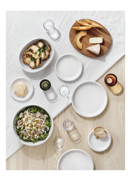 Plat de service oval