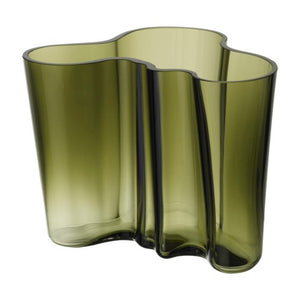 Vase Alvar Aalto - 16 cm Mosse green
