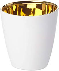 Tasse Assoiffée Intérieur Or