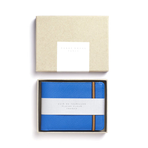 Porte-cartes double en cuir