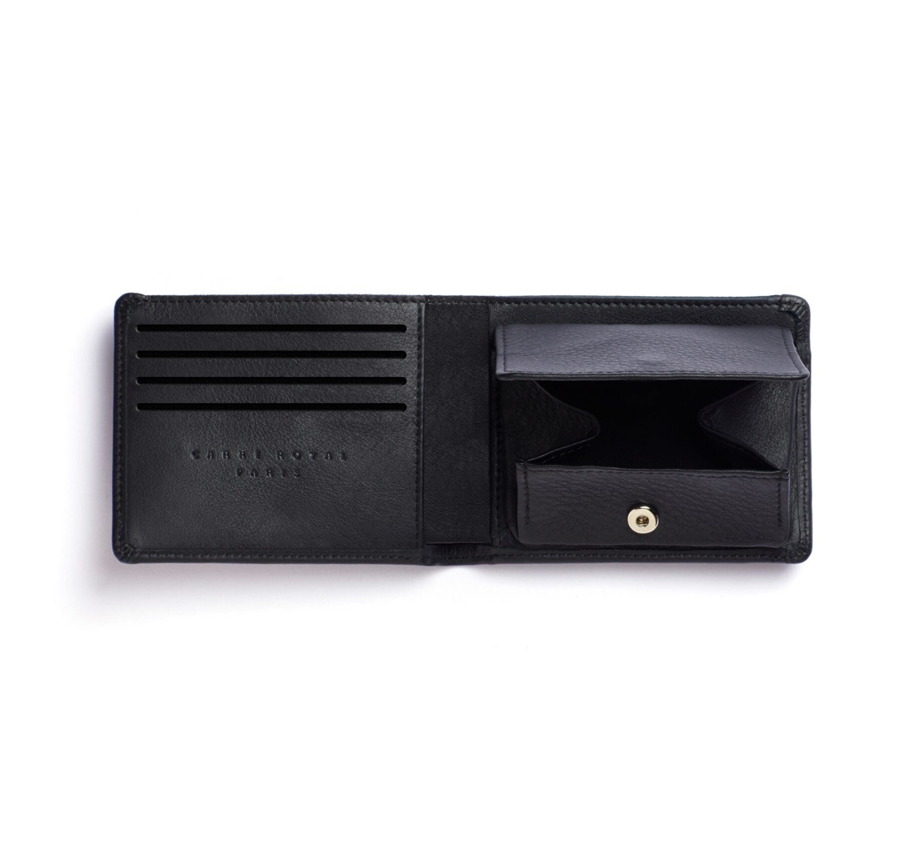 Porte feuille avec monnaie en cuir