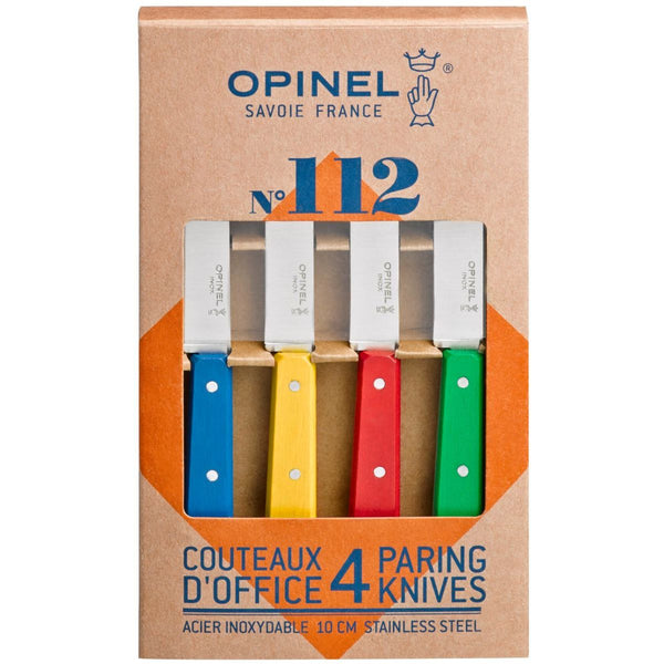 Coffret de 4 couteaux d'office - Coloris classique