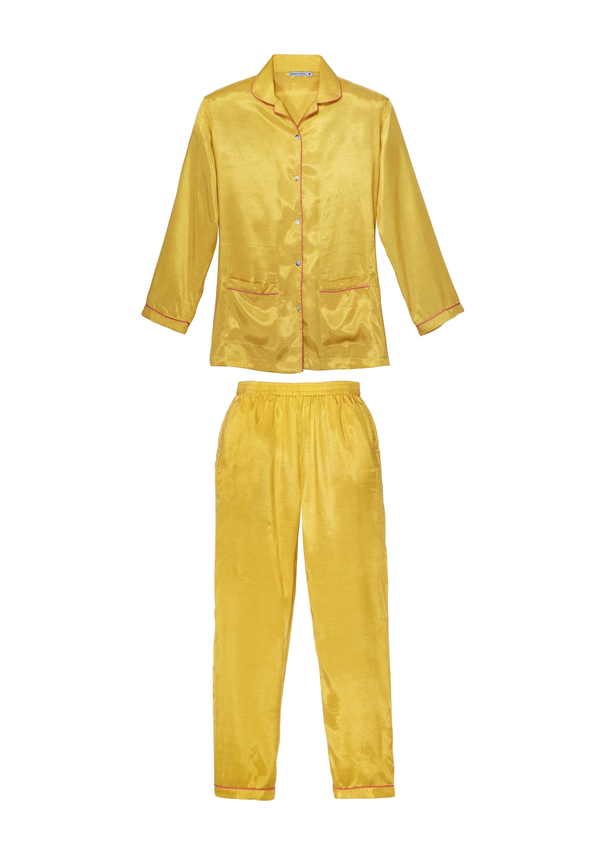 Pyjama en coton et soie