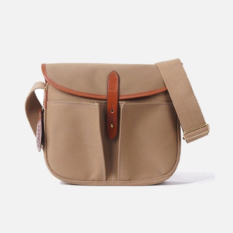 Sac bandoulière accordéon en cuir - Nude / Cognac – La Maison Marseillaise