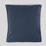Taie d'oreiller en double gaze de coton- bleu orage